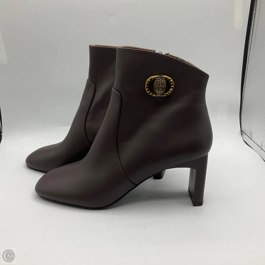 Boots Designer By Kurt Geiger In Bronze, Size: 6