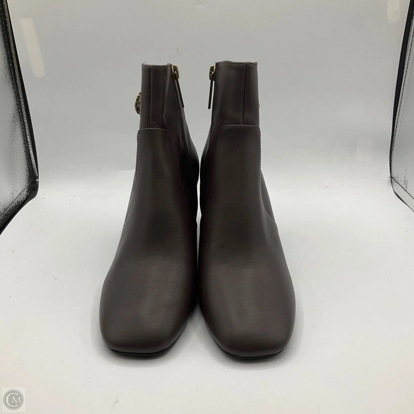 Boots Designer By Kurt Geiger In Bronze, Size: 6