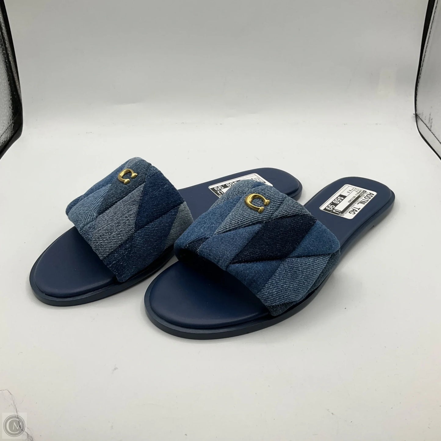 Sandals Designer By Coach In Blue, Size: 9.5