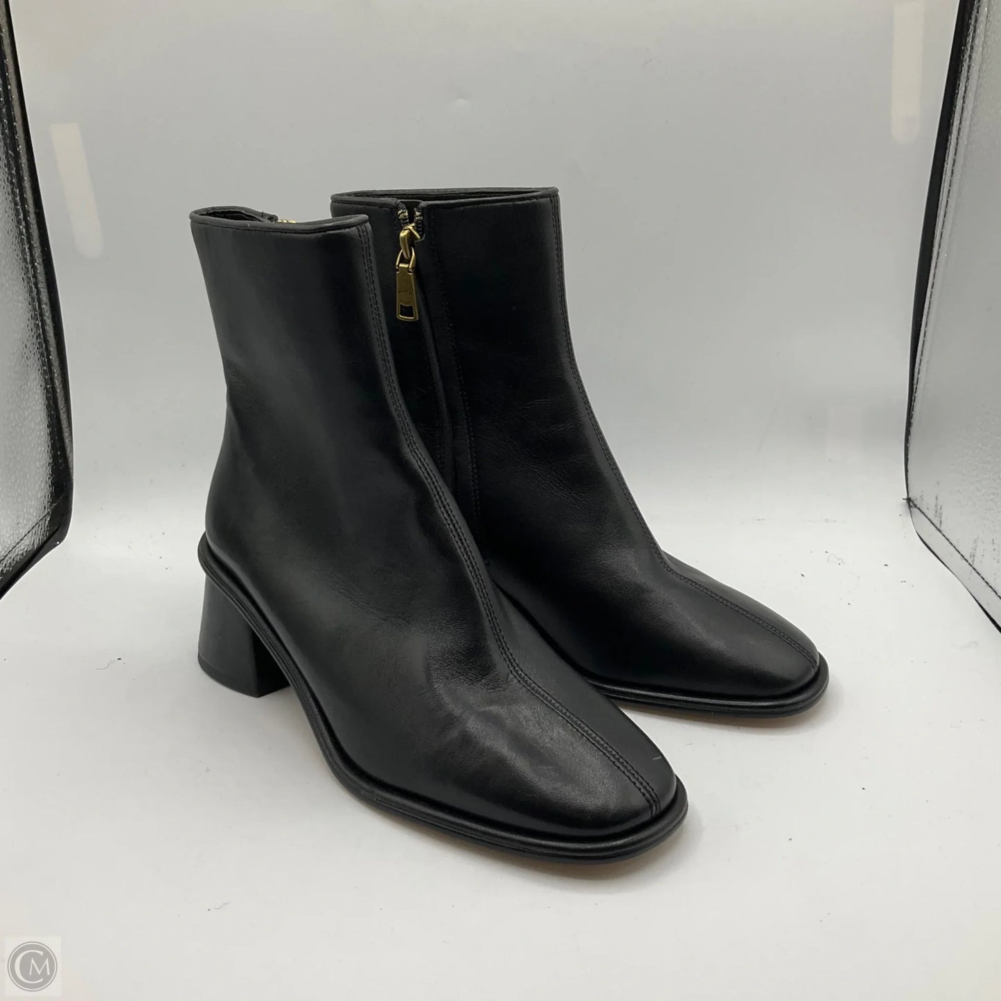 Boots Designer By Coach In Black, Size: 6