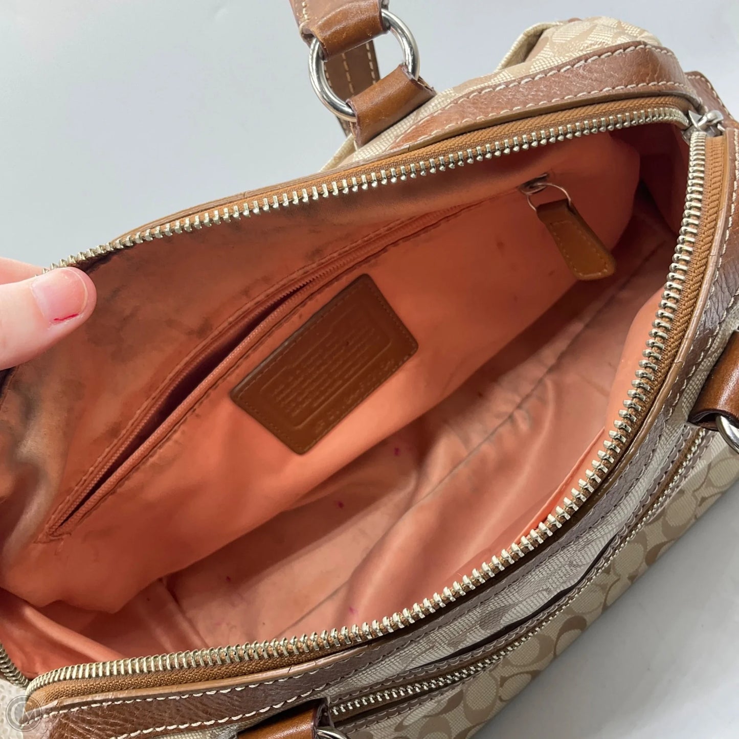 Handbag Designer By Coach, Size: Medium