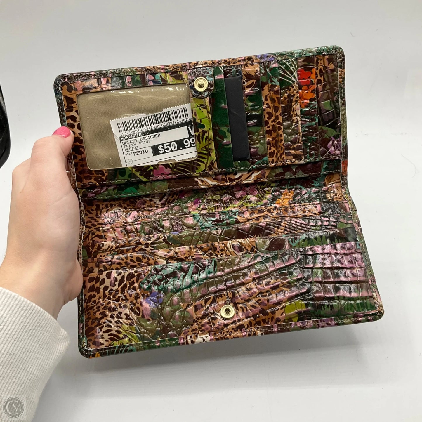 Wallet Designer By Brahmin, Size: Medium