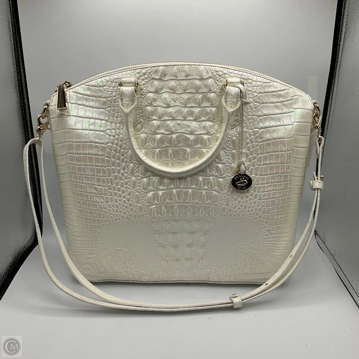 Handbag Designer By Brahmin, Size: Medium