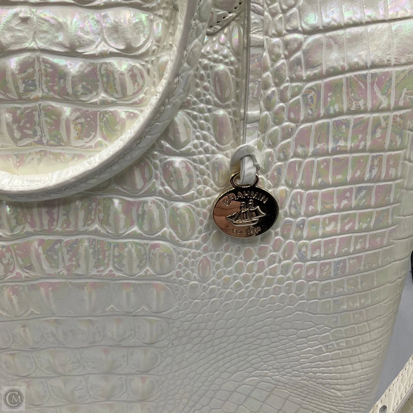 Handbag Designer By Brahmin, Size: Medium