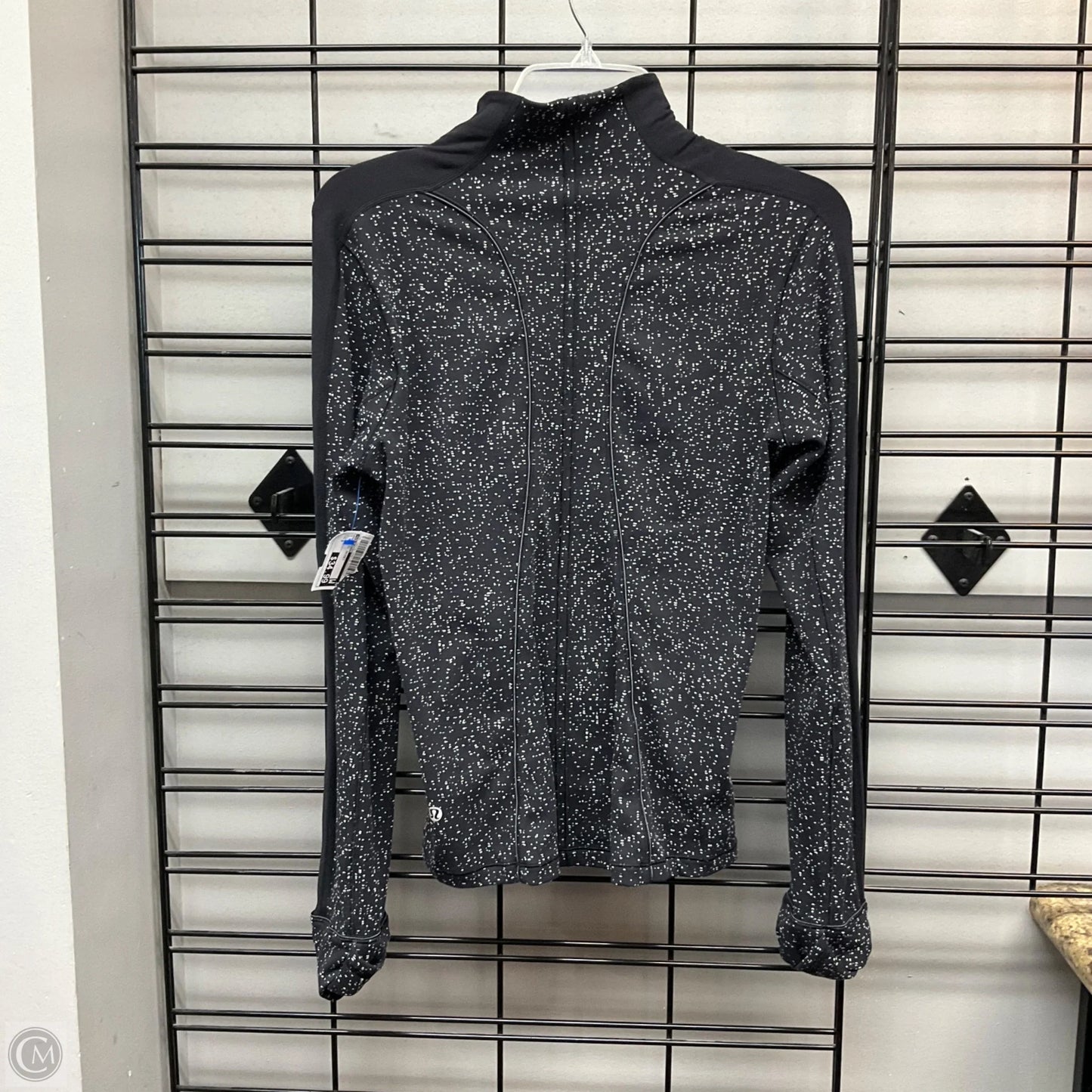 Athletic Jacket By Lululemon In Black, Size: 8