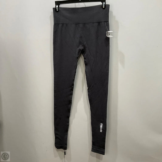 Athletic Leggings By Gym Shark In Grey, Size: L