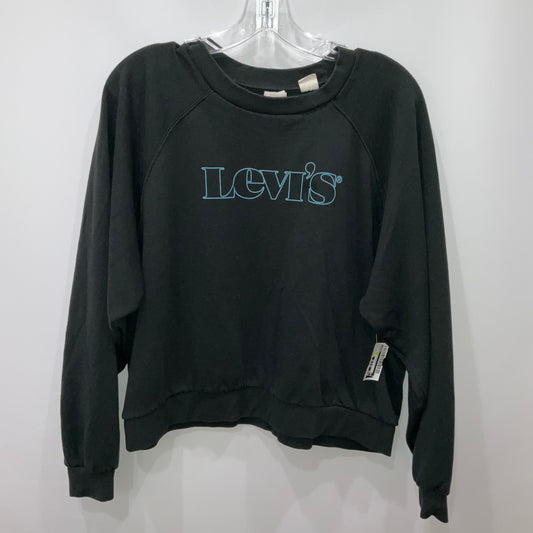 Sweatshirt Crewneck By Levis In Black, Size: 1x