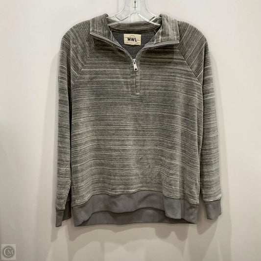 Top Long Sleeve By Madewell In Grey, Size: S