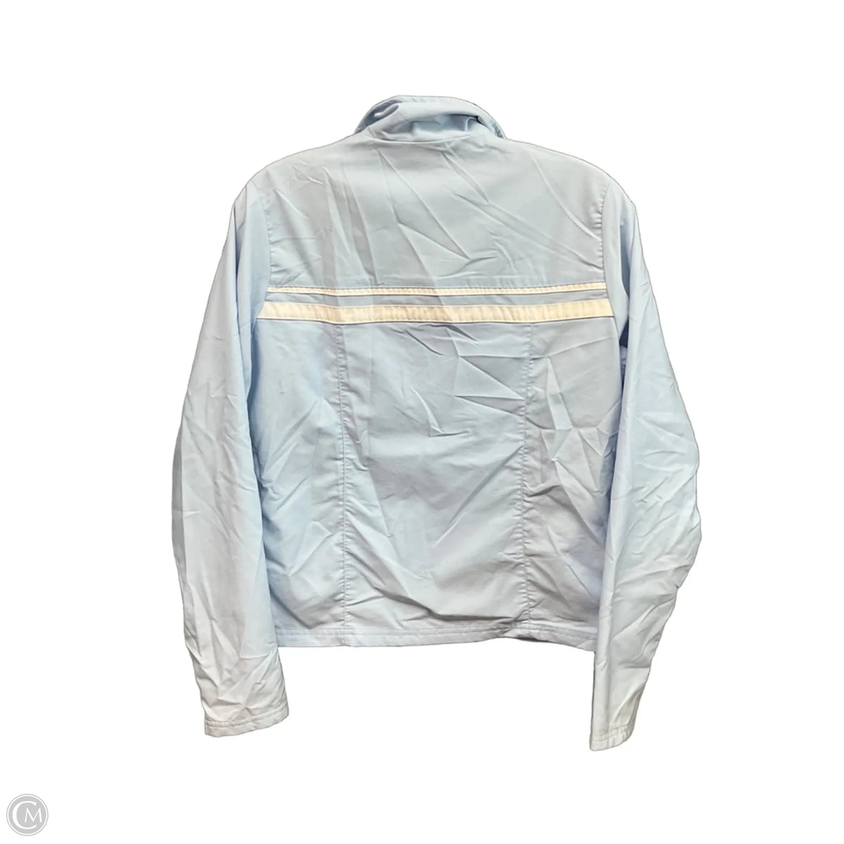 Jacket Windbreaker By Nike In Blue, Size: M