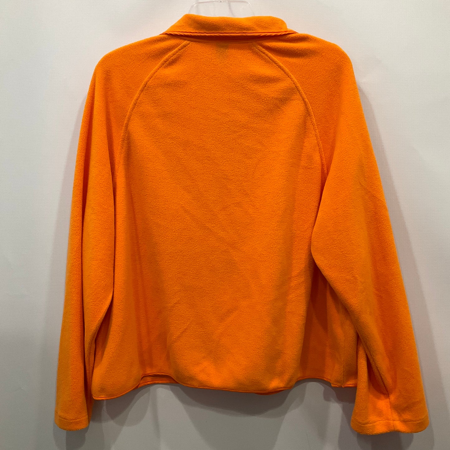 Jacket Fleece By Shein In Orange, Size: L