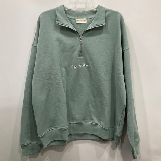 Sweatshirt Collar By MUSEUM OF PEACE & QUIET In Green, Size: Xl