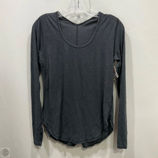 Top Long Sleeve By Lululemon In Grey, Size: S
