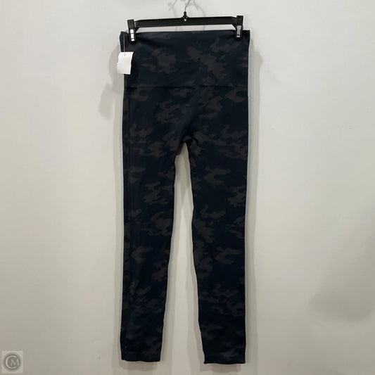 Athletic Leggings By Spanx In Camouflage Print, Size: L