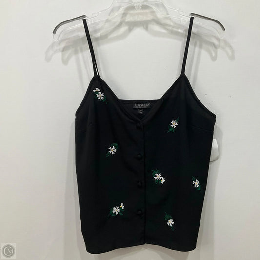 Top Sleeveless By Top Shop In Black, Size: S