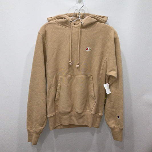 Sweatshirt Hoodie By Champion In Tan, Size: Xs