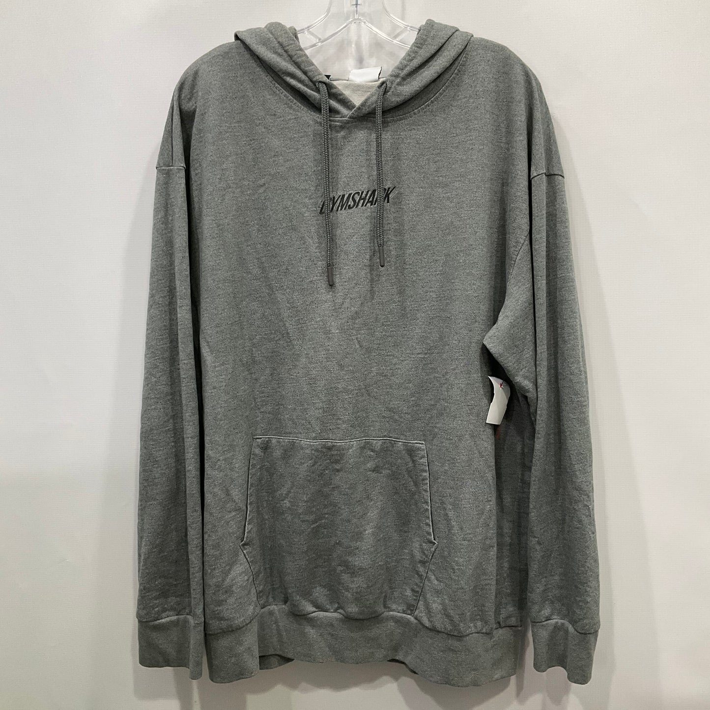 Sweatshirt Hoodie By Gym Shark In Grey, Size: L