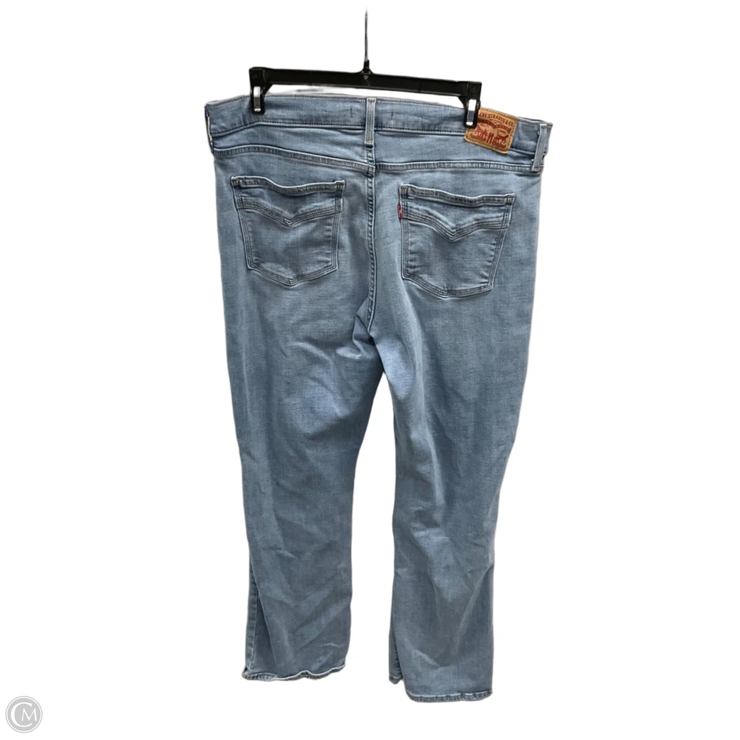 Jeans Boot Cut By Levis In Blue Denim, Size: 16