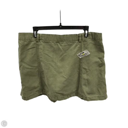 Skirt Mini & Short By Aerie In Green, Size: L