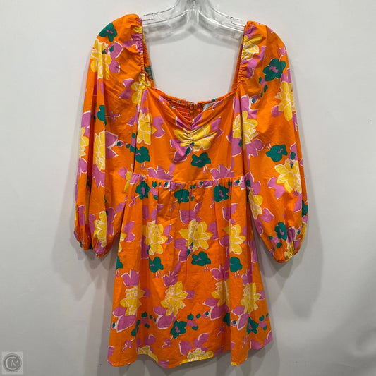 Dress Casual Short By Hello Molly In Floral Print, Size: S