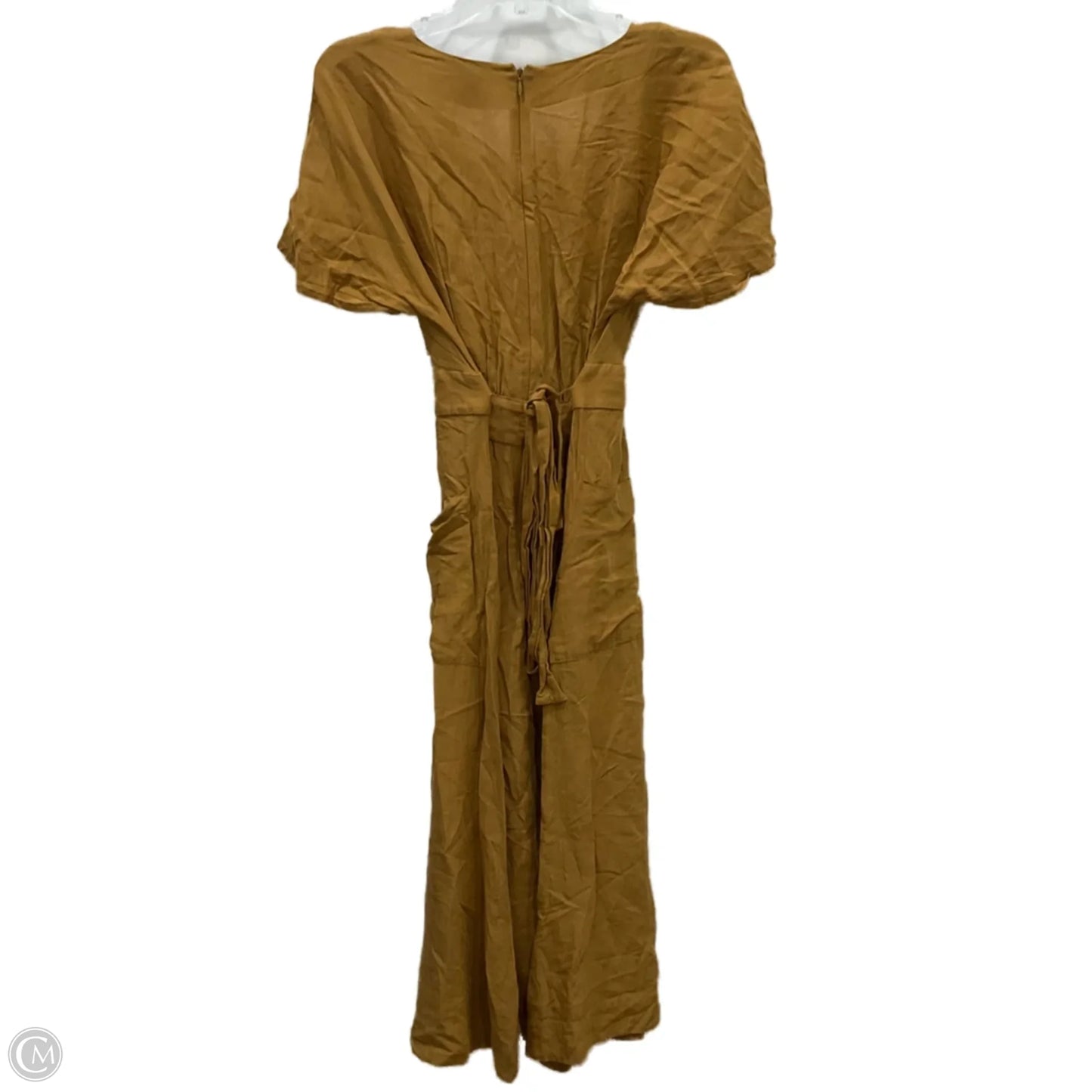 Dress Casual Midi By Madewell In Tan, Size: 4