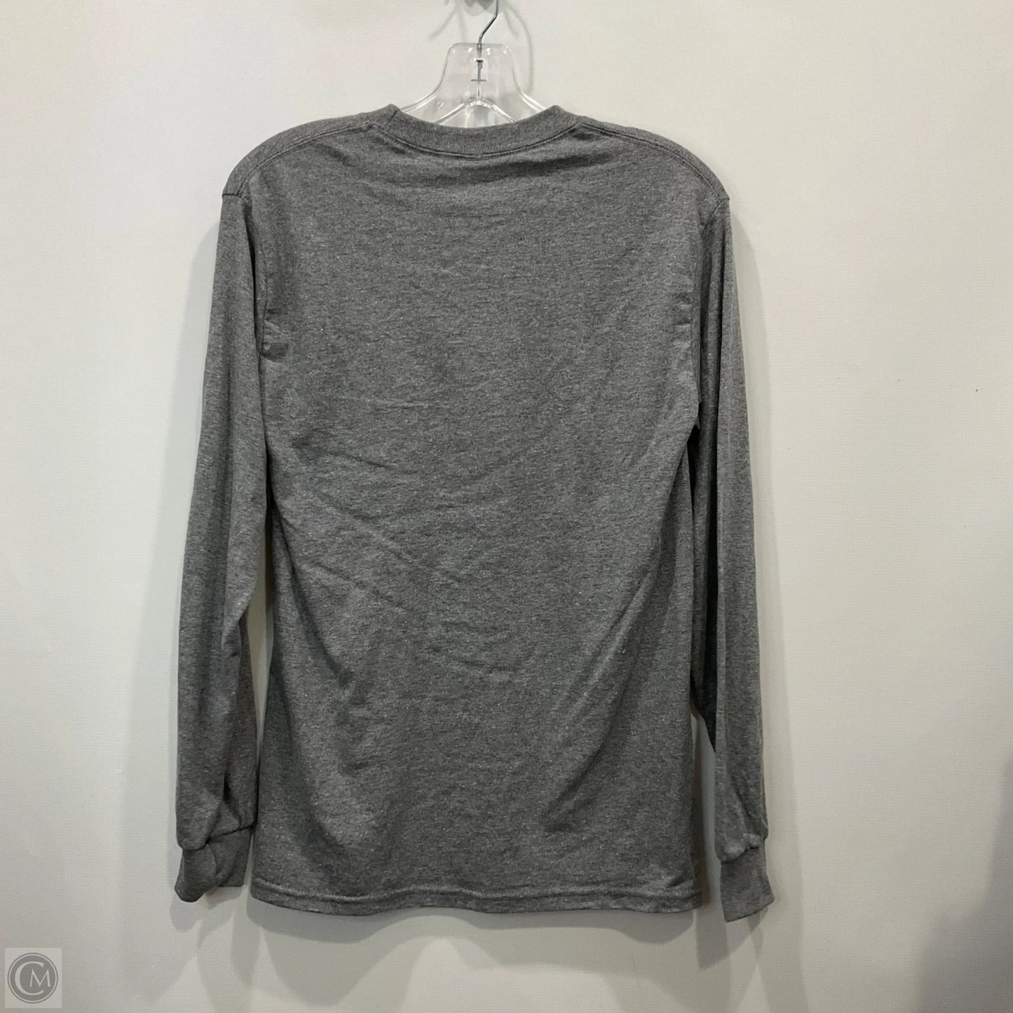 Top Long Sleeve By MV Sport In Grey, Size: S