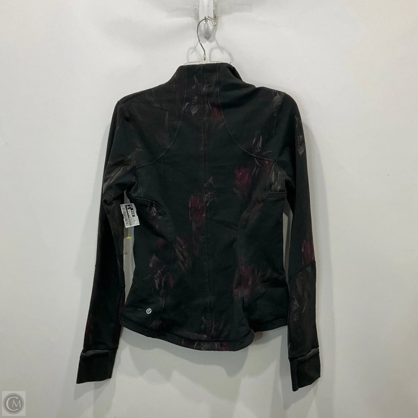 Athletic Jacket By Lululemon In Floral Print, Size: 10