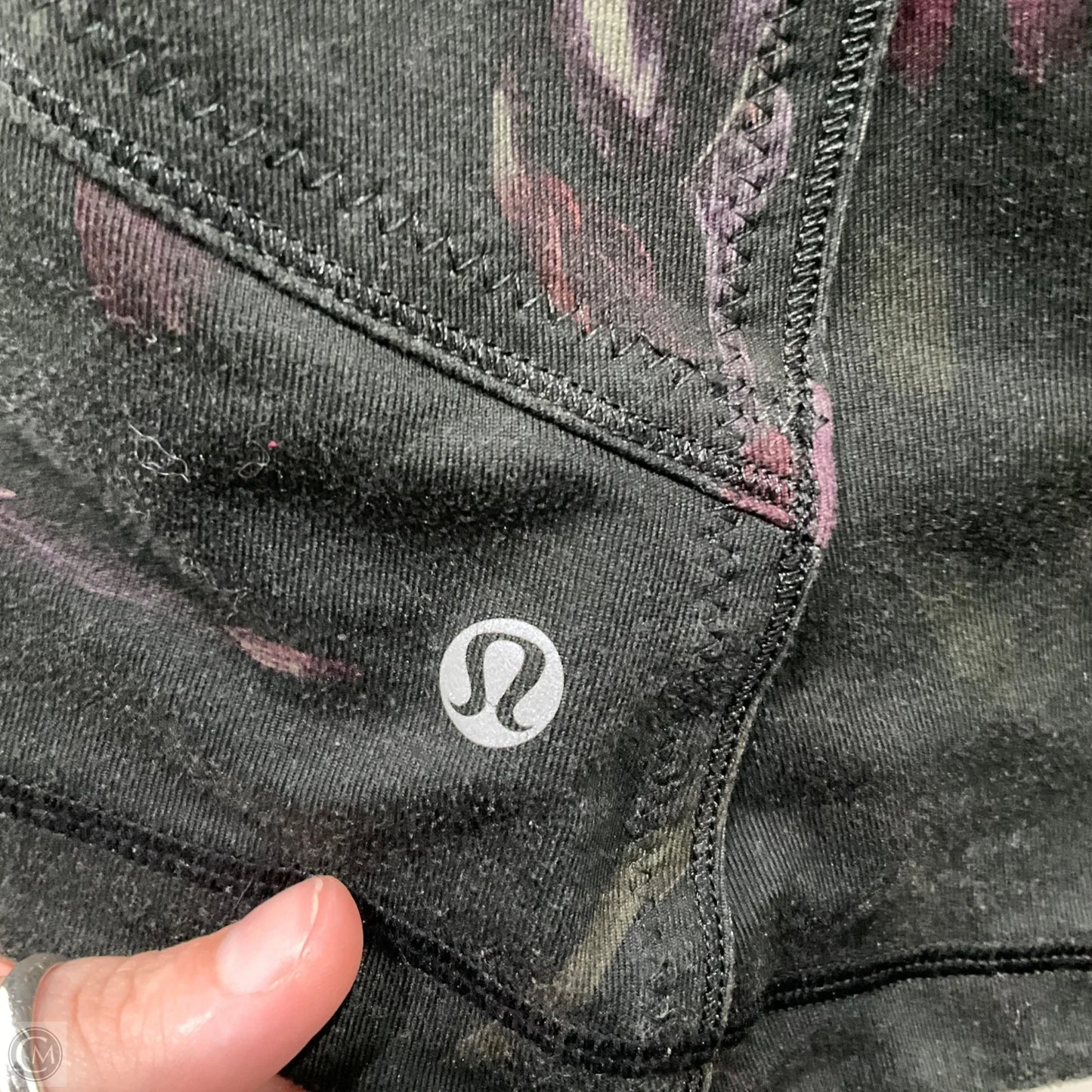 Athletic Jacket By Lululemon In Floral Print, Size: 10