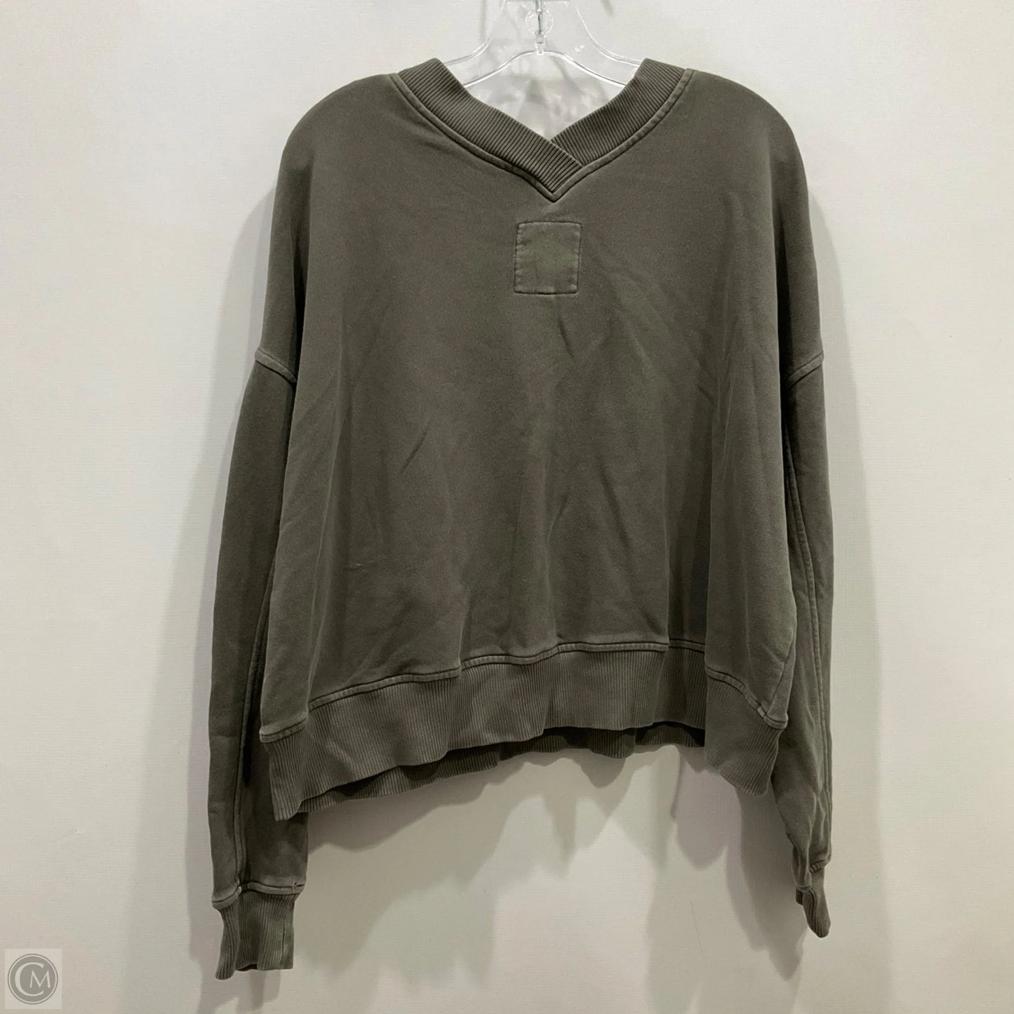 Sweatshirt Crewneck By Aerie In Green, Size: M