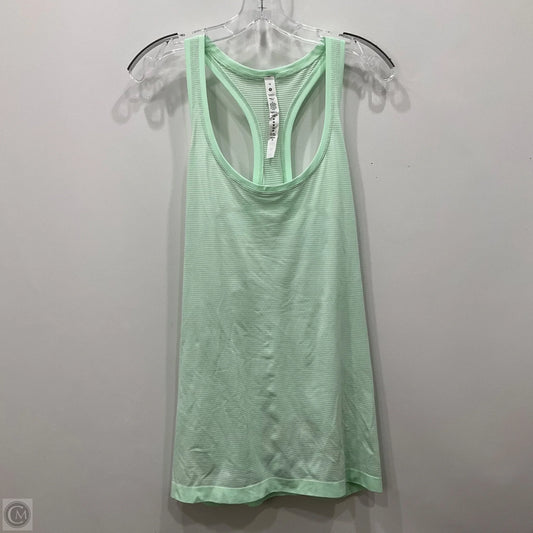 Athletic Tank Top By Lululemon In Green, Size: 16