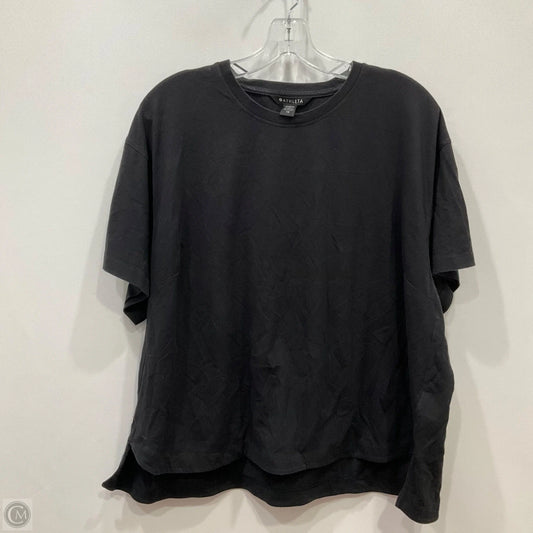 Top Short Sleeve By Athleta In Black, Size: 1x