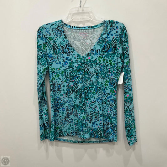 Top Long Sleeve Designer By Lilly Pulitzer In Multi-colored, Size: S
