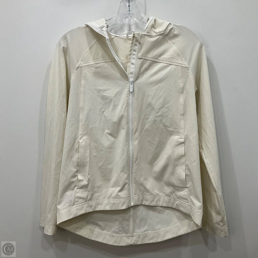 Athletic Jacket By Lululemon In Beige, Size: 4