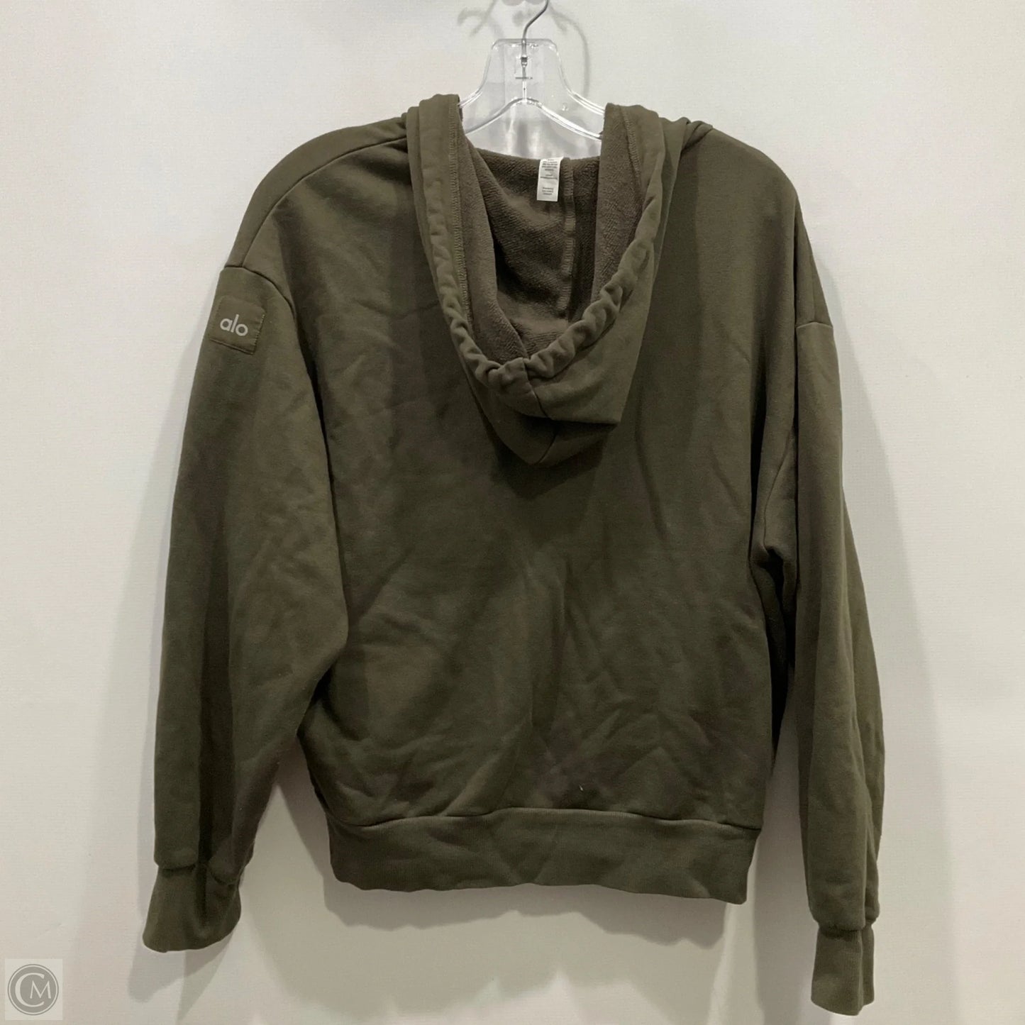 Sweatshirt Hoodie By Alo In Green, Size: S