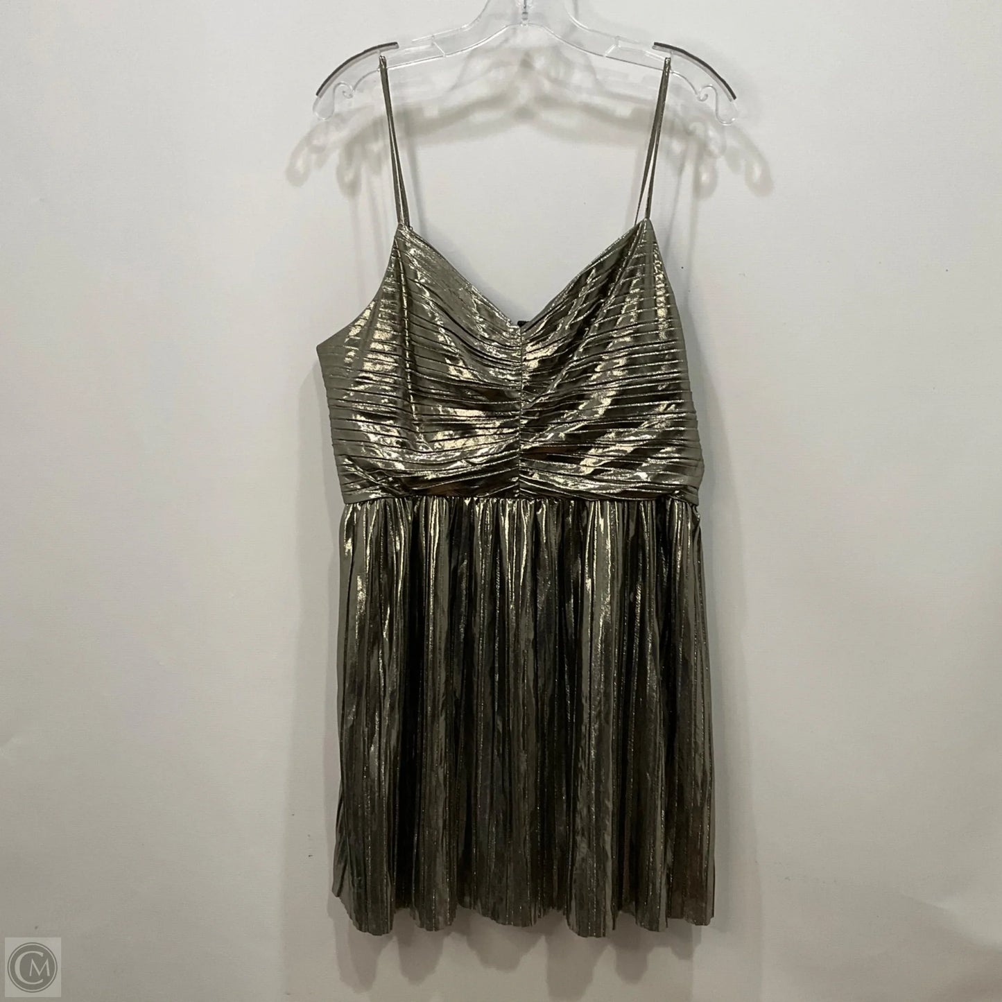 Dress Party Short By Michael By Michael Kors In Gold, Size: 16