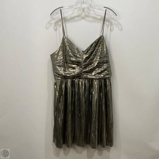 Dress Party Short By Michael By Michael Kors In Gold, Size: 16