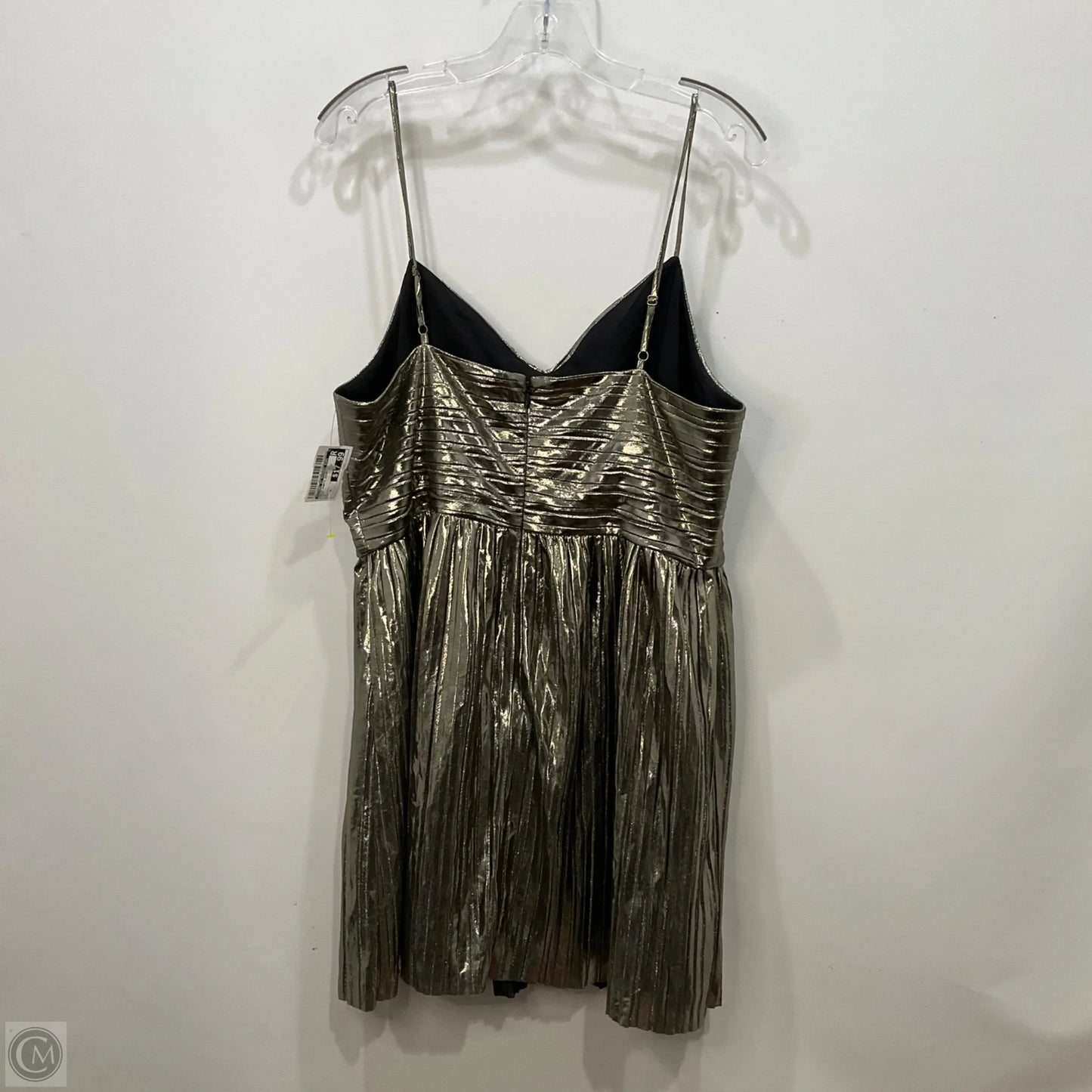 Dress Party Short By Michael By Michael Kors In Gold, Size: 16