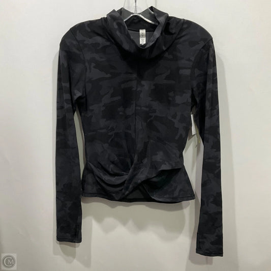 Athletic Top Long Sleeve Collar By Lululemon In Camouflage Print, Size: 6