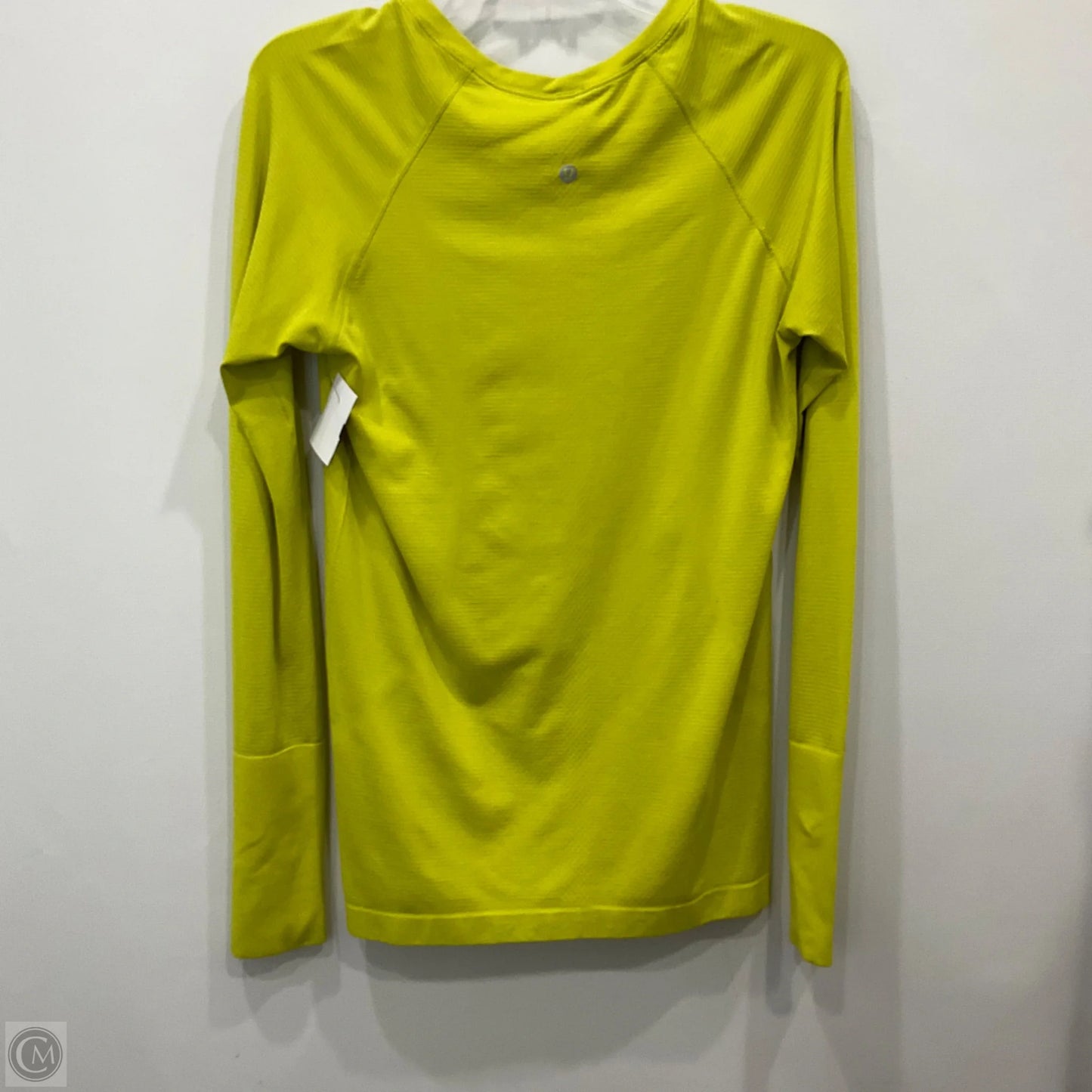Athletic Top Long Sleeve Crewneck By Lululemon In Green, Size: 10
