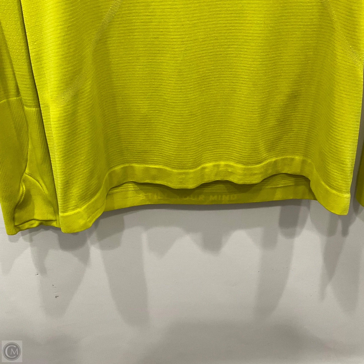 Athletic Top Long Sleeve Crewneck By Lululemon In Green, Size: 10
