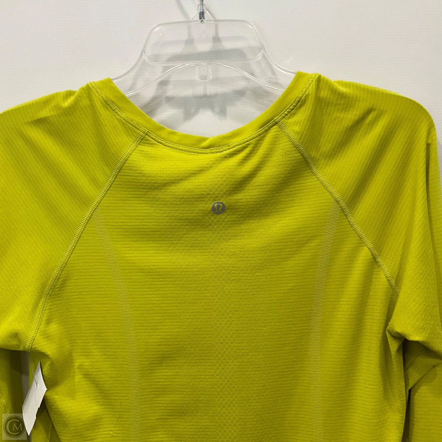 Athletic Top Long Sleeve Crewneck By Lululemon In Green, Size: 10