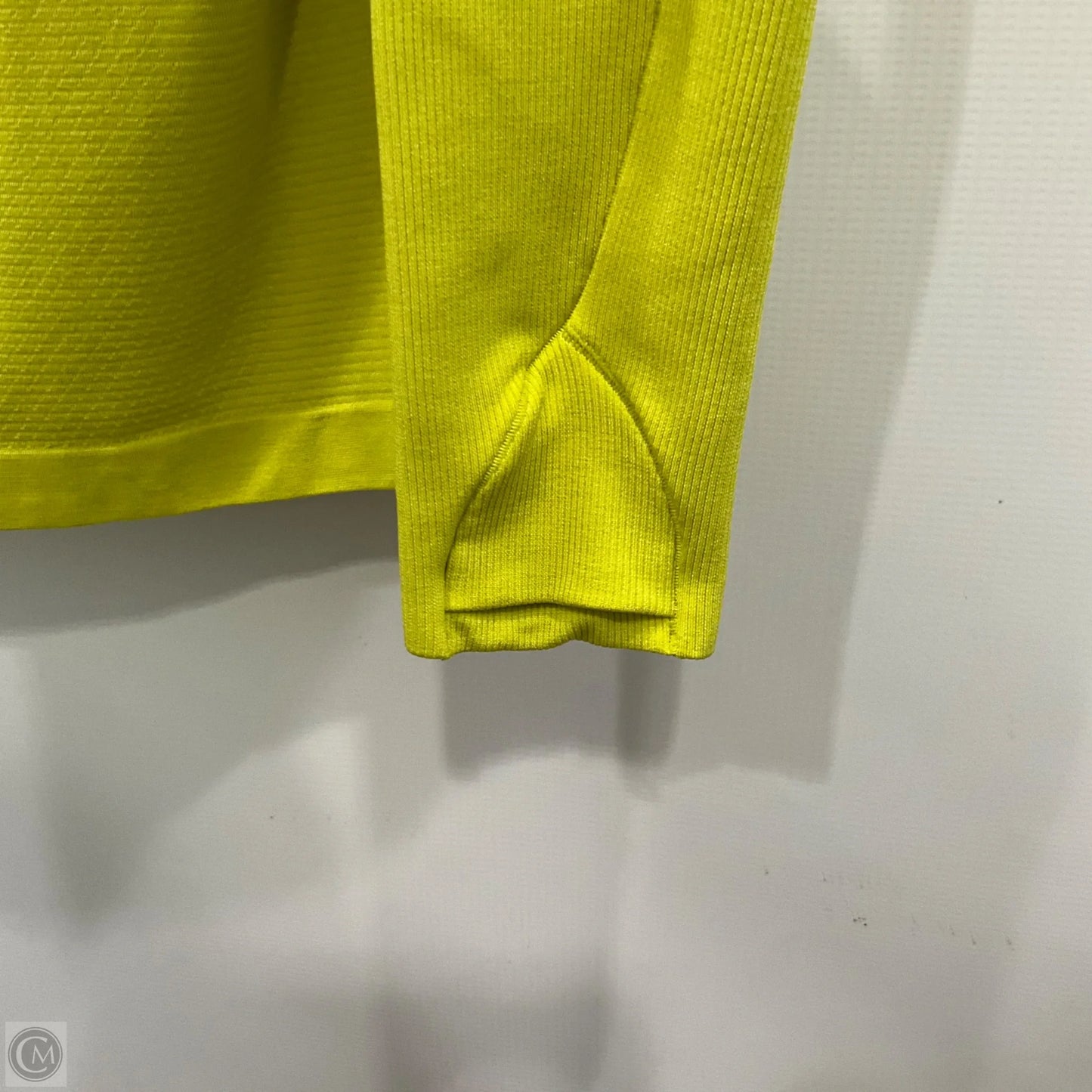 Athletic Top Long Sleeve Crewneck By Lululemon In Green, Size: 10