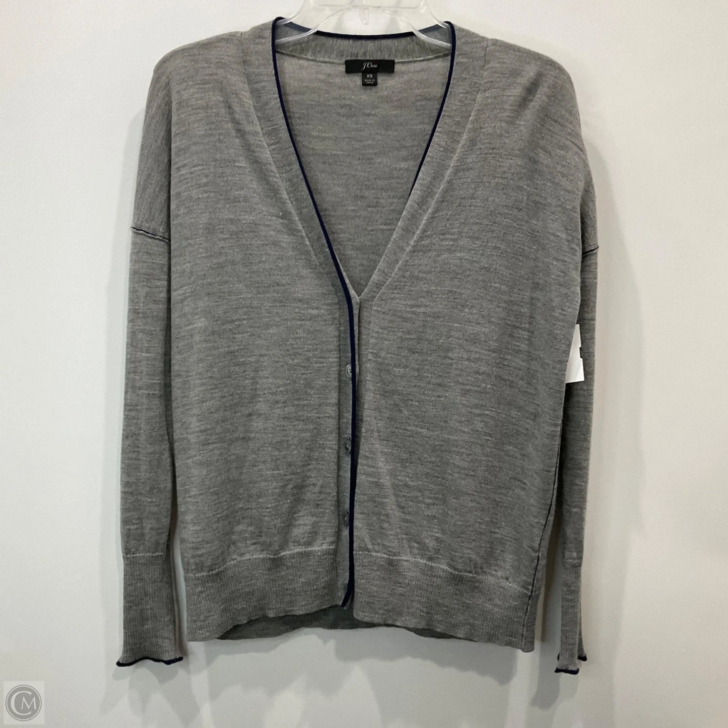 Cardigan By J. Crew In Grey, Size: Xs