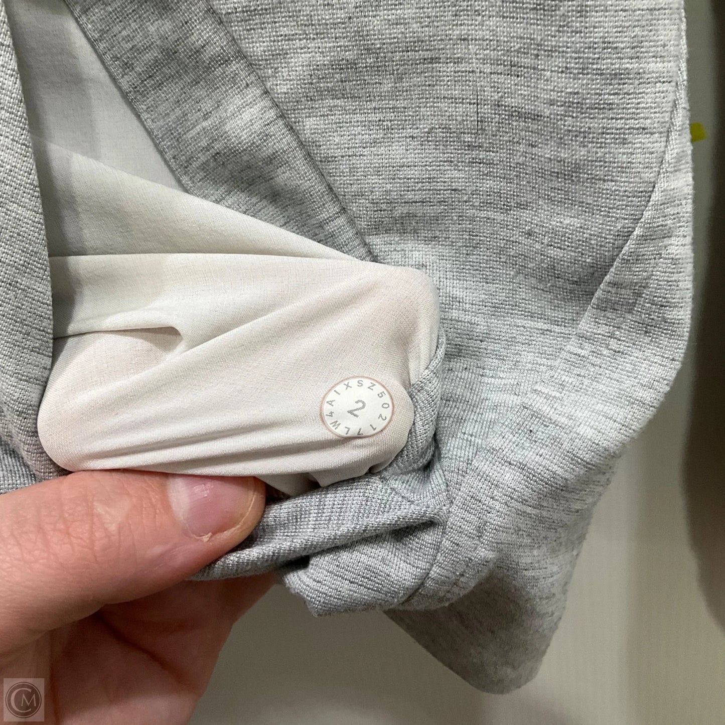Athletic Jacket By Lululemon In Grey, Size: 2
