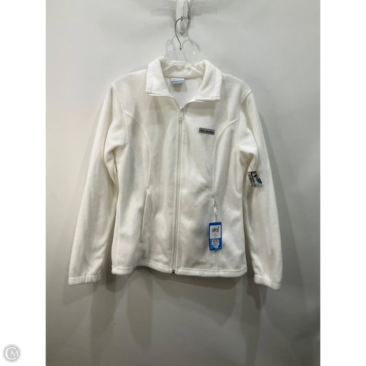 Jacket Fleece By Columbia In White, Size: M