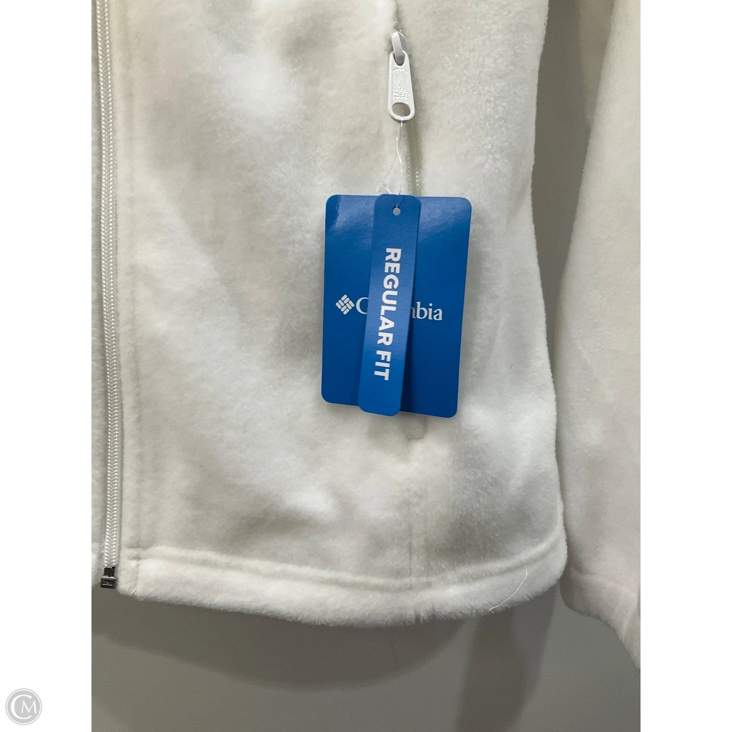 Jacket Fleece By Columbia In White, Size: M