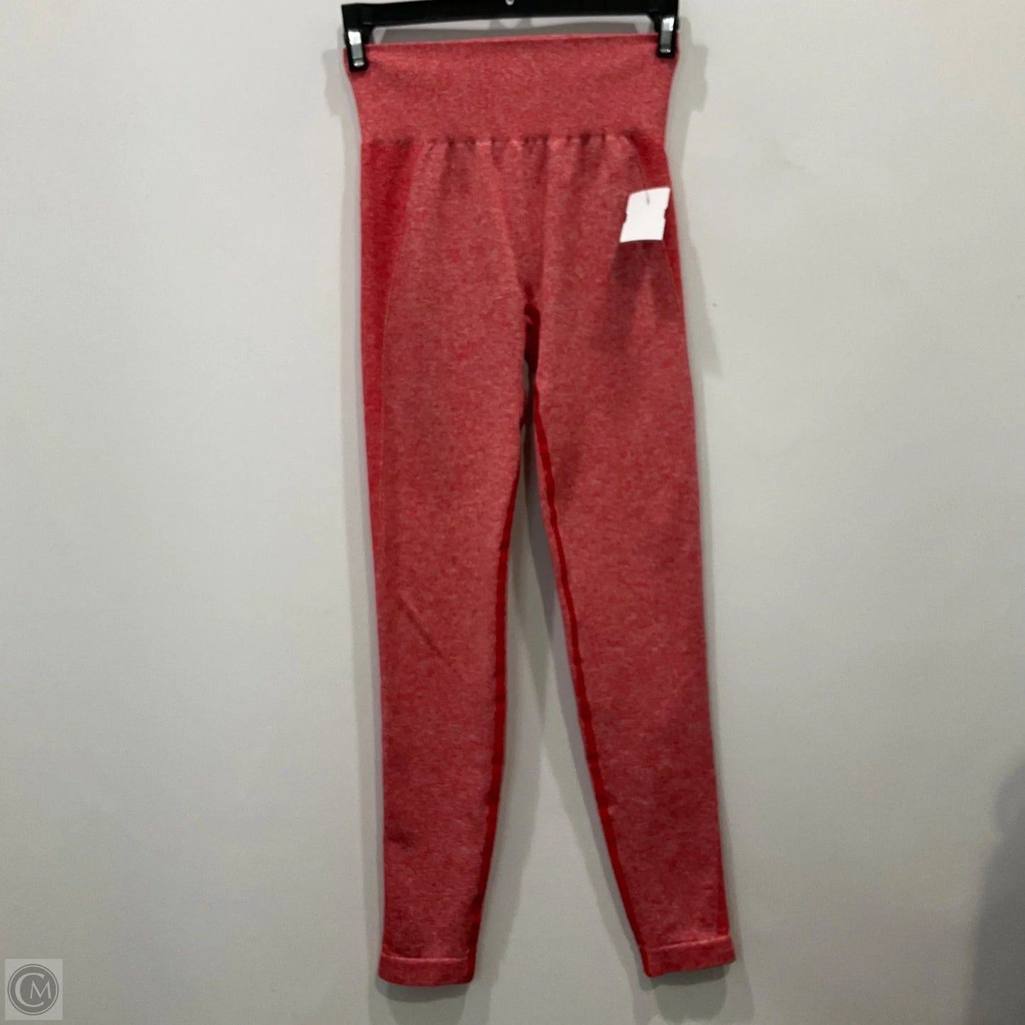 Athletic Leggings By Gym Shark In Red, Size: S