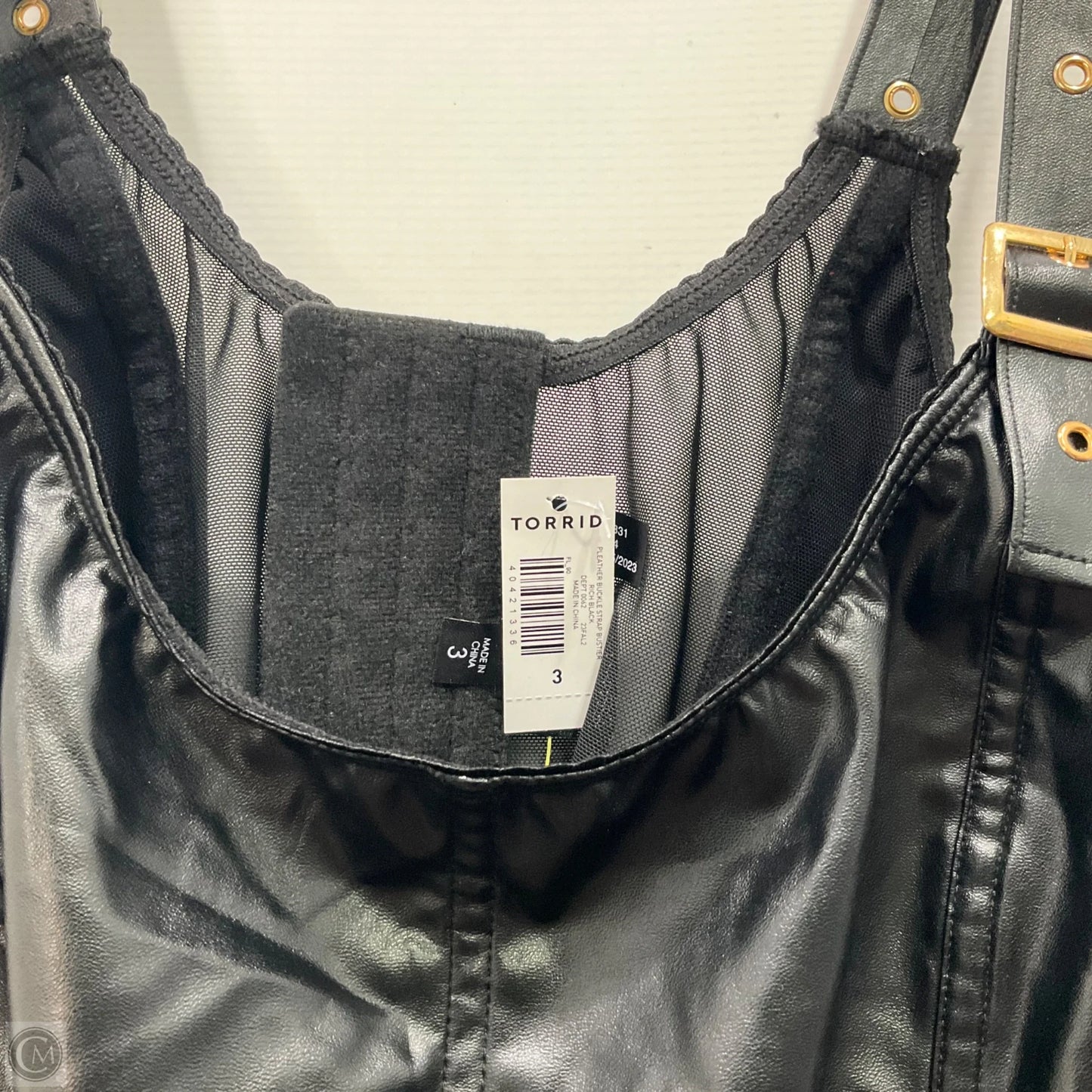 Top Sleeveless By Torrid In Black, Size: 3x