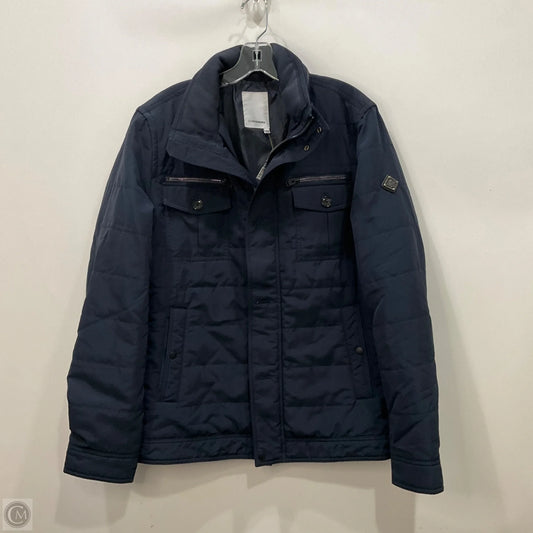 Jacket Puffer & Quilted By J.Linderberg In Navy, Size: L