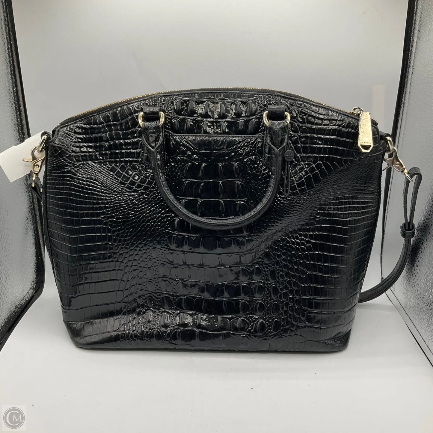 Handbag Designer By Brahmin, Size: Large