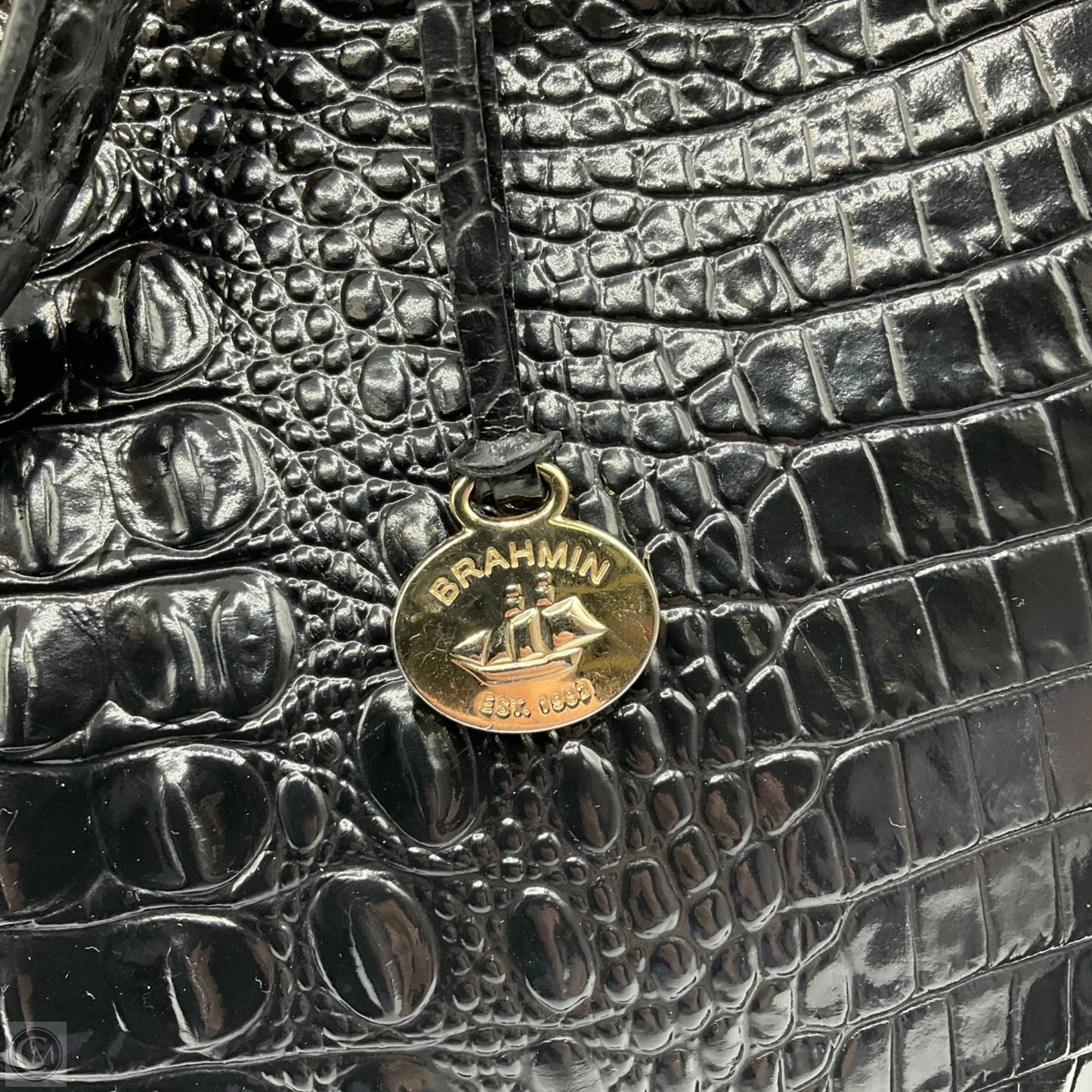 Handbag Designer By Brahmin, Size: Large